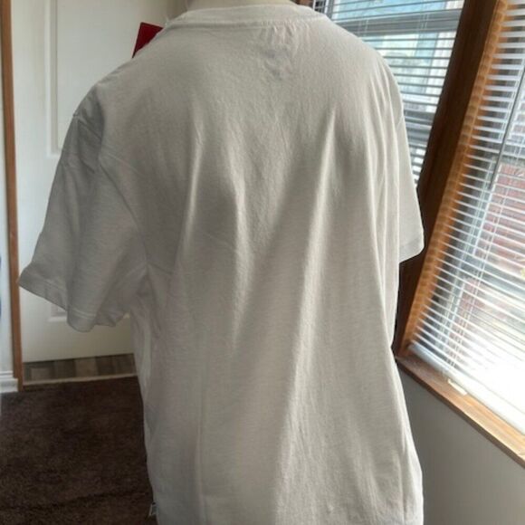 Puma White Vintage Screen Print tee, size L - Picture 2 of 4